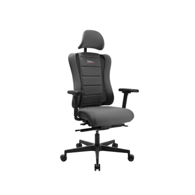 TOPSTAR Gaming-Stuhl Sitness RS Pro "AGR" 110kg Muldensitz 47cm Synchronmechanik grau TOPSTAR Gaming-Stuhl Sitness RS Pro "AGR" 110kg Muldensitz 47cm Synchronmechanik grau