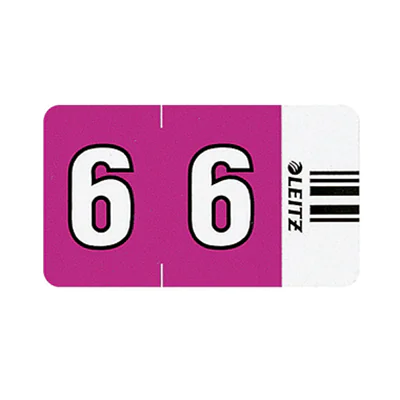 Leitz Ziffernsignal Orgacolor 66061000 violett 500 St./Pack. Leitz Ziffernsignal Orgacolor 66061000 violett 500 St./Pack.