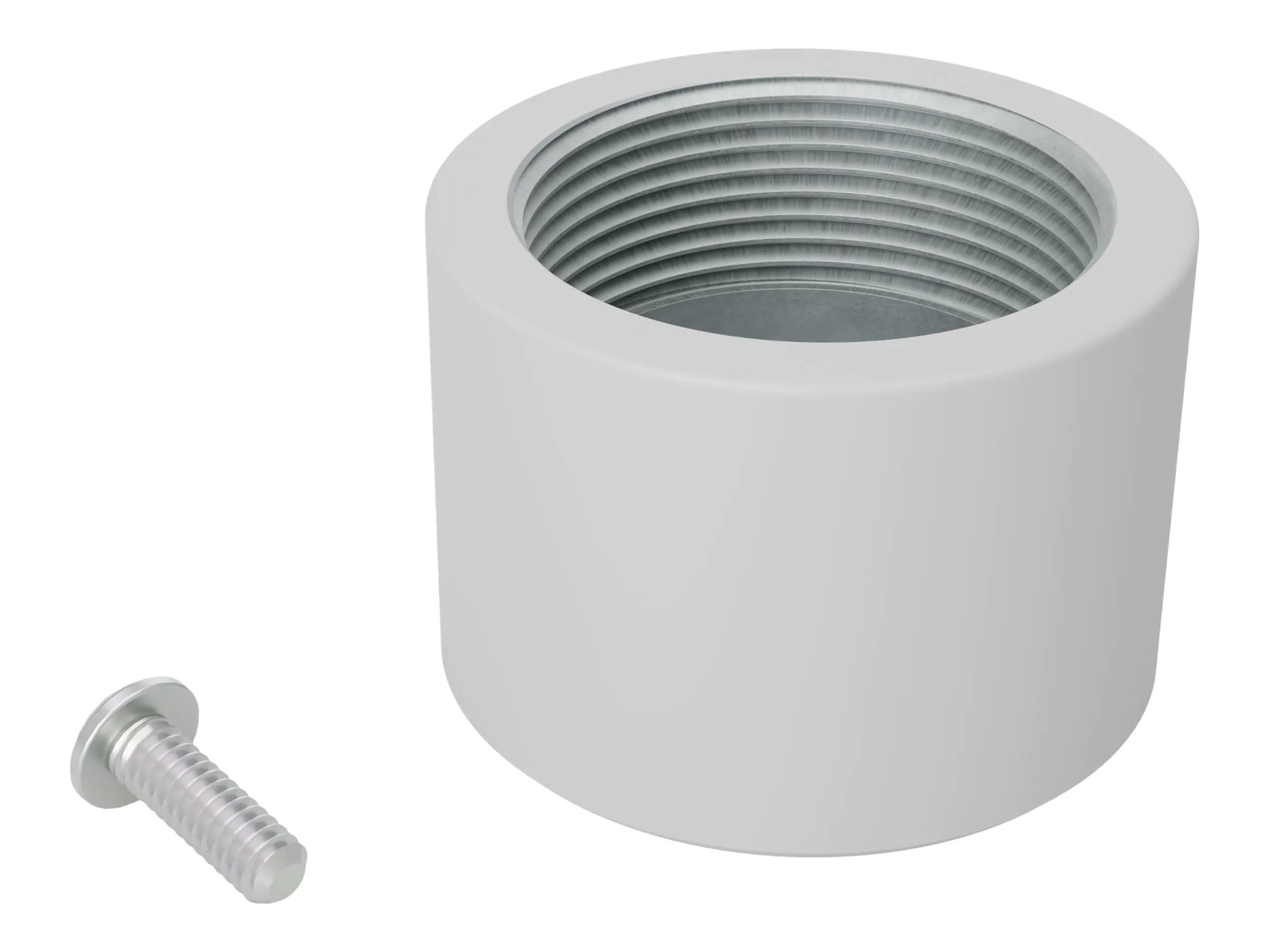 Vaddio Camera Pipe Thread Adapter - White - Kamera-Gewindeadapter