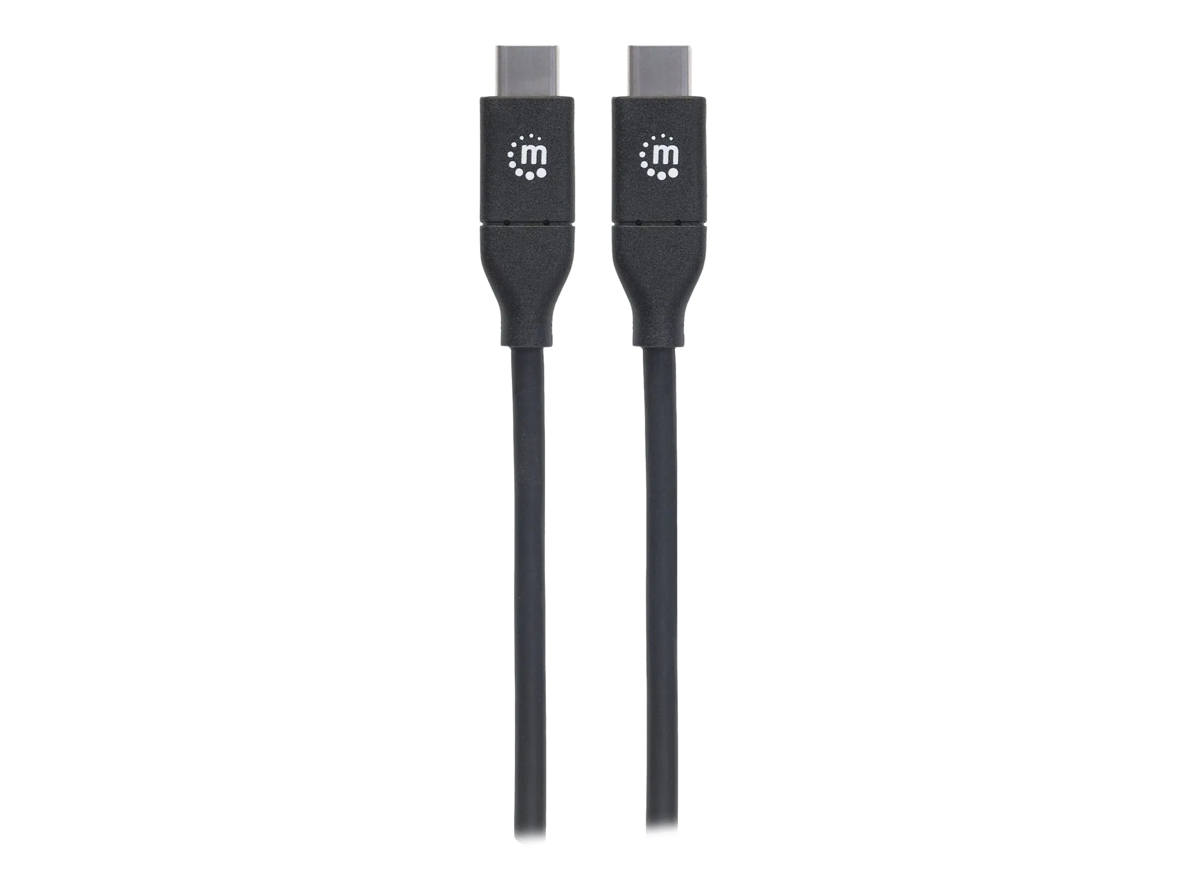 Manhattan USB-C to USB-C Cable, 2m, Male to Male, 480 Mbps (USB 2.0) 355247