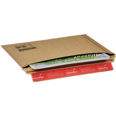 ColomPac Wellpappversandtasche 340x235x35 braun Querbefüllung ColomPac Wellpappversandtasche 340x235x35 braun Querbefüllung