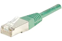 exertis Connect - Patch-Kabel - RJ-45 (M) zu RJ-45 (M) - 50 cm - abgeschirmt F/UTP - CAT 6 - IEEE 802.3bz - Innen - grün