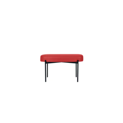 Paperflow Sitzbank GAIA 79 x 45,5 x 42 cm (B x H x T) Werkstoff des Bezuges: Kunstleder (79 % PVC, 21 % PES) Werkstoff der Sitzfläche: Spanplatte rot