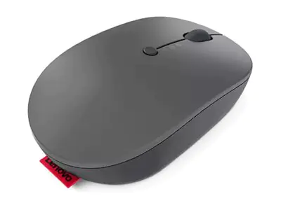 Lenovo Go Multi-device - Maus - optisch blau - 3 Tasten - kabellos - 2.4 GHz, Bluetooth 5.0 - USB-C Wireless-Empfänger - Storm Gray - für IdeaPad 1 14; 3 14; 5 Pro 14; ThinkBook 14s Yoga G2 IAP; ThinkPad T14s Gen 3