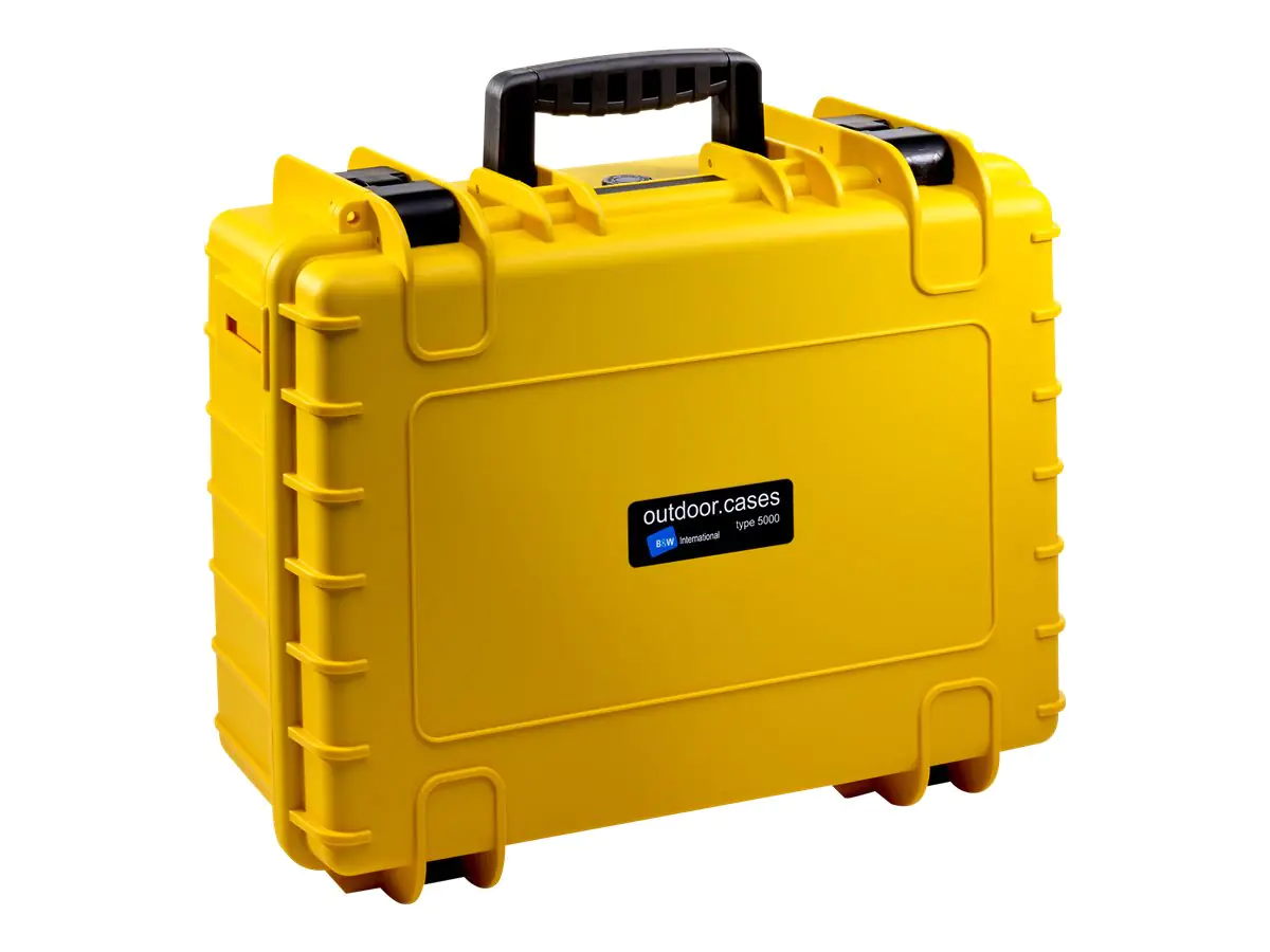 B&W International Outdoor Koffer outdoor.cases Typ 5000 B x H T Gelb - Tasche 5000/Y
