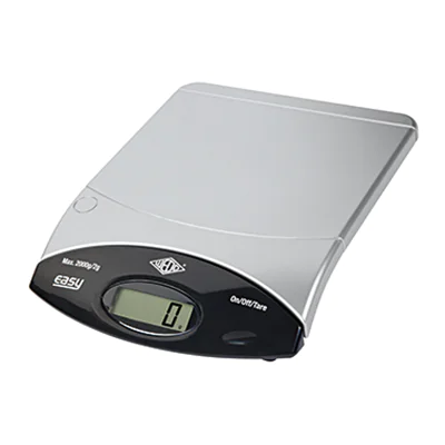 WEDO Briefwaage Easy 482200 Batterie 2kg schwarz/silber WEDO Briefwaage Easy 482200 Batterie 2kg schwarz/silber