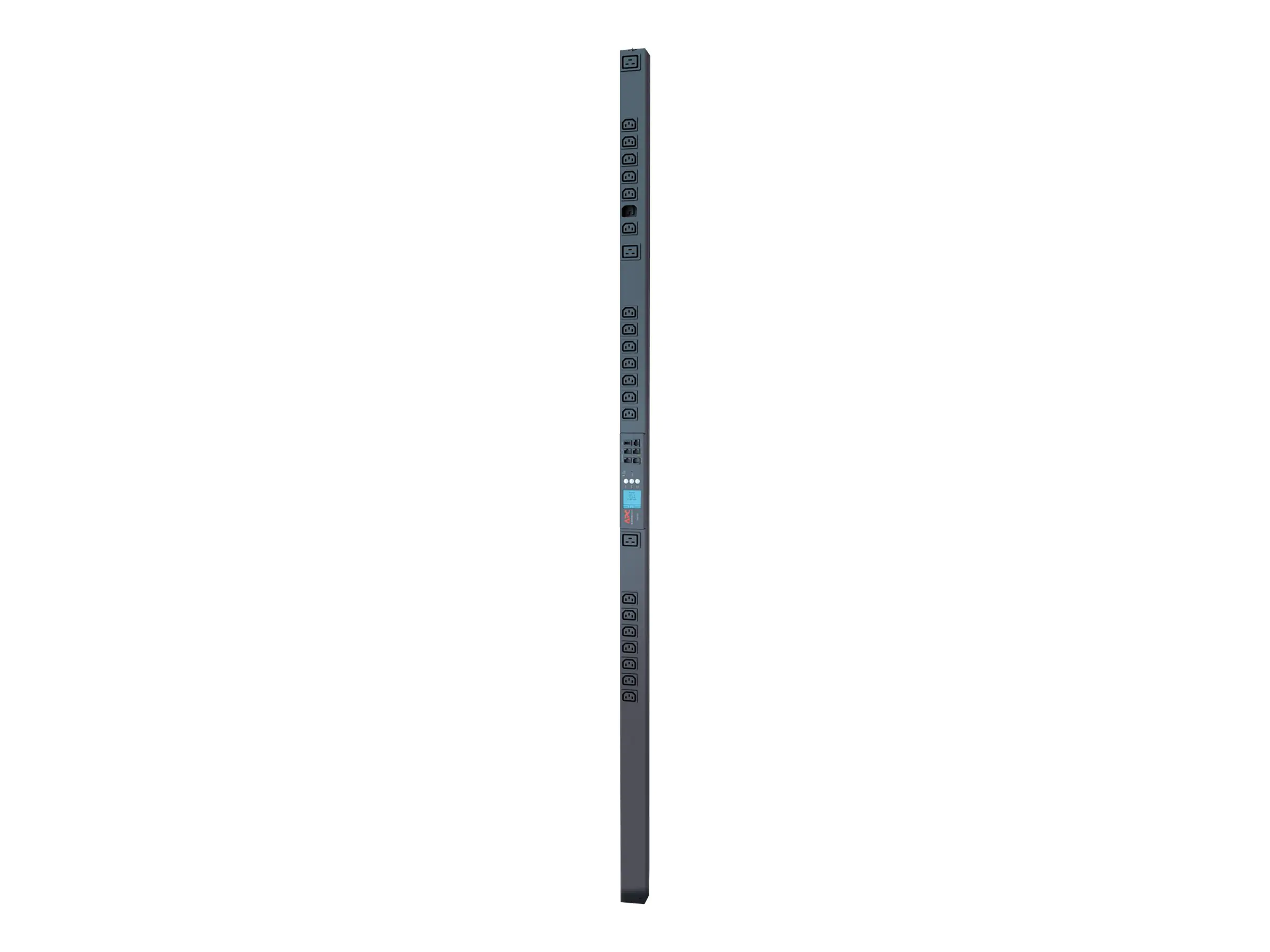 APC Metered-by-Outlet Rack PDU 2G - Stromverteilungseinheit (Rack - einbaufähig) - Wechselstrom 200/208/230 V - Ethernet - Eingabe, Eingang IEC 60320 C20 - Ausgangsanschlüsse: 24 - 0U - Schwarz - für P/N: SMX1000C, SMX1500RM2UC, SMX1500RM2UCNC, SMX750C, S
