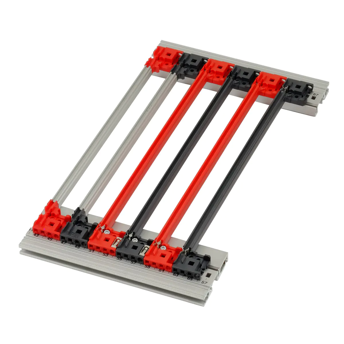 SCHROFF 24568356 19 Zoll Netzwerkschrank-Schienen