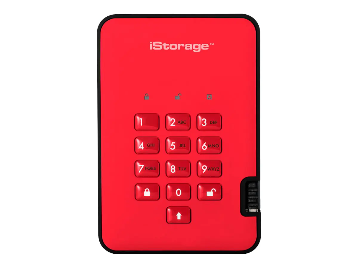 iStorage diskAshur² - SSD - verschlüsselt - 8 TB - extern (tragbar) IS-DA2-256-SSD-8000-R