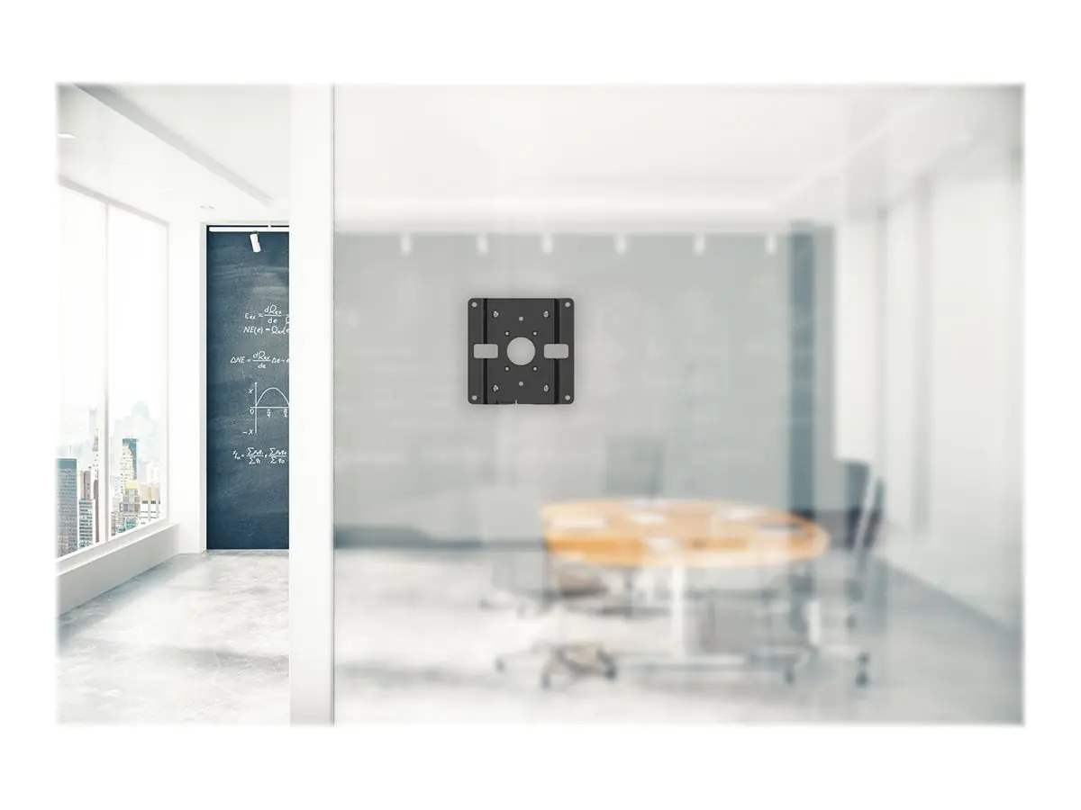Compulocks VESA Glass Mount Bracket with Security Slot - Befestigungskit (VESA-Halterung) - für LCD-Display/Tablet - Montageschnittstelle: 100 x 100 mm - auf Glas befestigt