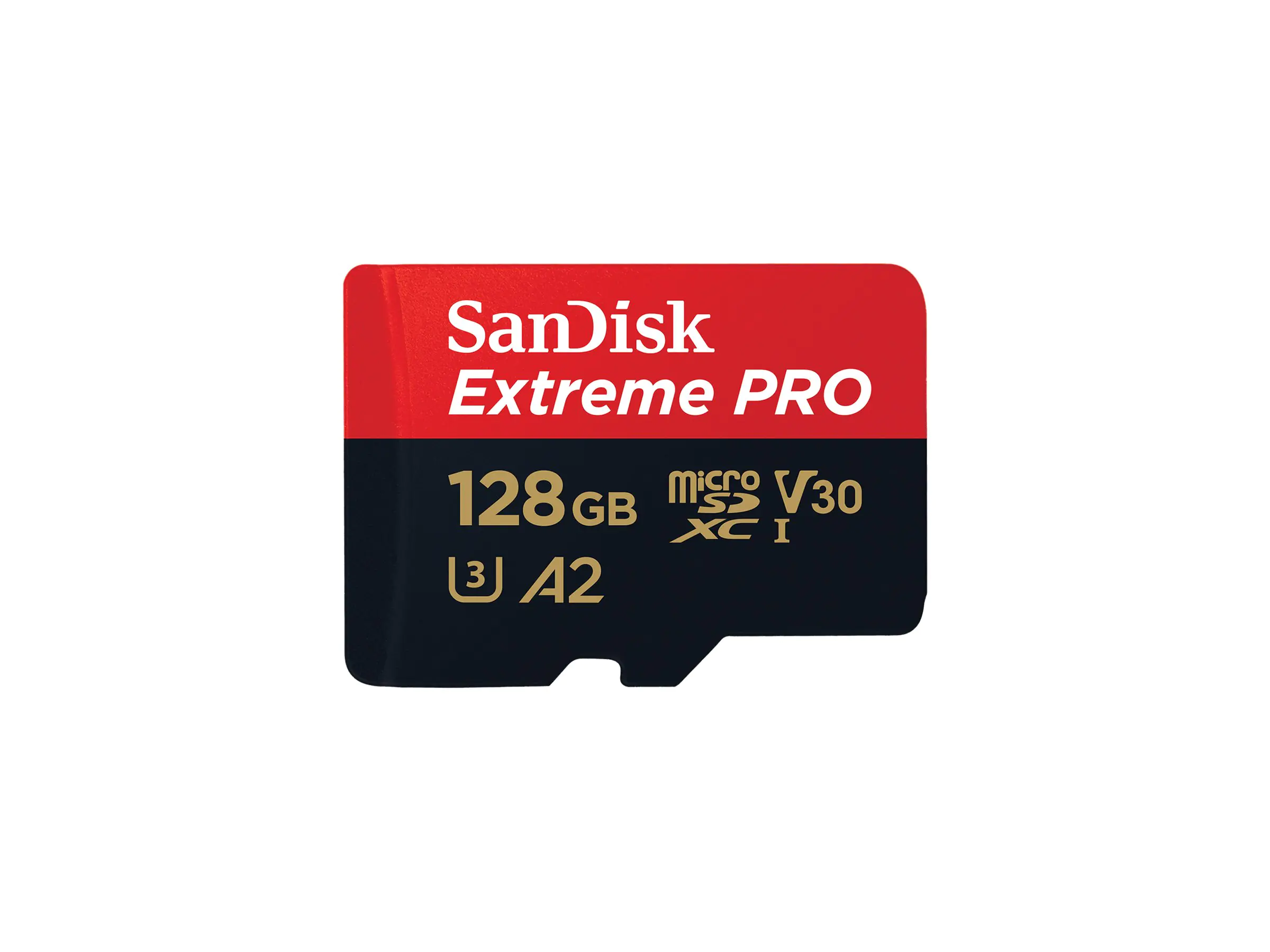 SanDisk Extreme PRO - Flash-Speicherkarte (microSDXC-an-SD-Adapter inbegriffen) SDSQXCD-128G-GN6MA