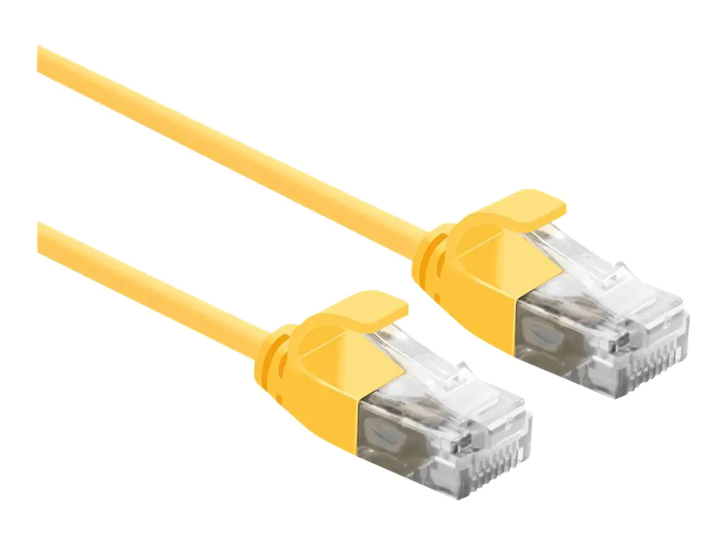 Roline - Patch-Kabel - RJ-45 (M) zu RJ-45 (M) - 5 m - UTP - CAT 6a - halogenfrei, geformt - Gelb