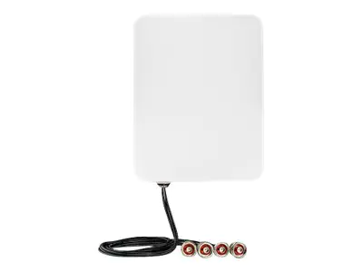 LANCOM AirLancer ON-QT60 - Antenne - Wi-Fi - 7 dBi (für 2,4 GHz), 7 dBi (für 5 - 6 GHz) - ungerichtet - außen, Wandmontage möglich, Stangenbefestigung - Hellgrau - für LANCOM OX-6402 LANCOM AirLancer ON-QT60 - Antenne - Wi-Fi - 7 dBi (für 2,4 GHz), 7 dBi (für 5 - 6 GHz) - ungerichtet - außen, Wandmontage möglich, Stangenbefestigung - Hellgrau - für LANCOM OX-6402