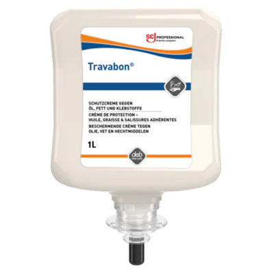 SC Johnson PROFESSIONAL Hautschutzcreme Travabon® parfümiert 5,3 silikonfrei Kartusche Kunststoff 1l SC Johnson PROFESSIONAL Hautschutzcreme Travabon® parfümiert 5,3 silikonfrei Kartusche Kunststoff 1l