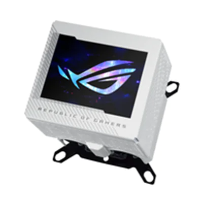 ASUS ROG RYUJIN III - White Edition - Flüssigkühlsystem für CPU im Waterblock-Design - (für: AM4, LGA1200, LGA1700, AM5, LGA115x Socket) - Kupfer-Kälteplatte - weiß