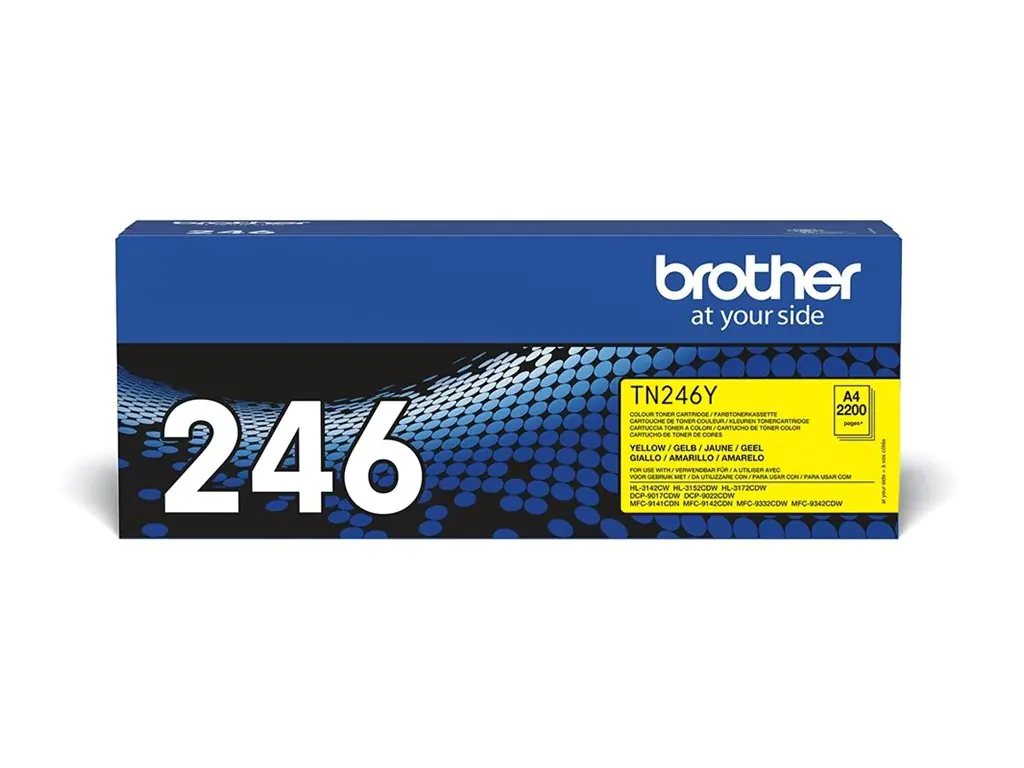 Brother TN246Y - Gelb - Original - Tonerpatrone - für Brother DCP-9017, DCP-9022, HL-3142, HL-3152, HL-3172, MFC-9142, MFC-9332, MFC-9342