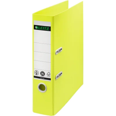 Leitz Ordner Recycle 80mm DIN A4 Werkstoff: Karton, 100 % recycelt gelb Leitz Ordner Recycle 80mm DIN A4 Werkstoff: Karton, 100 % recycelt gelb