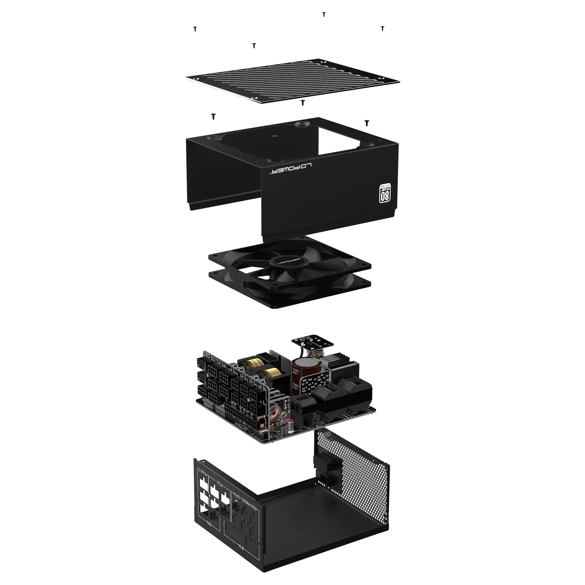 LC-Power Platinum Series LC1200P V3.0 - Netzteil (intern)