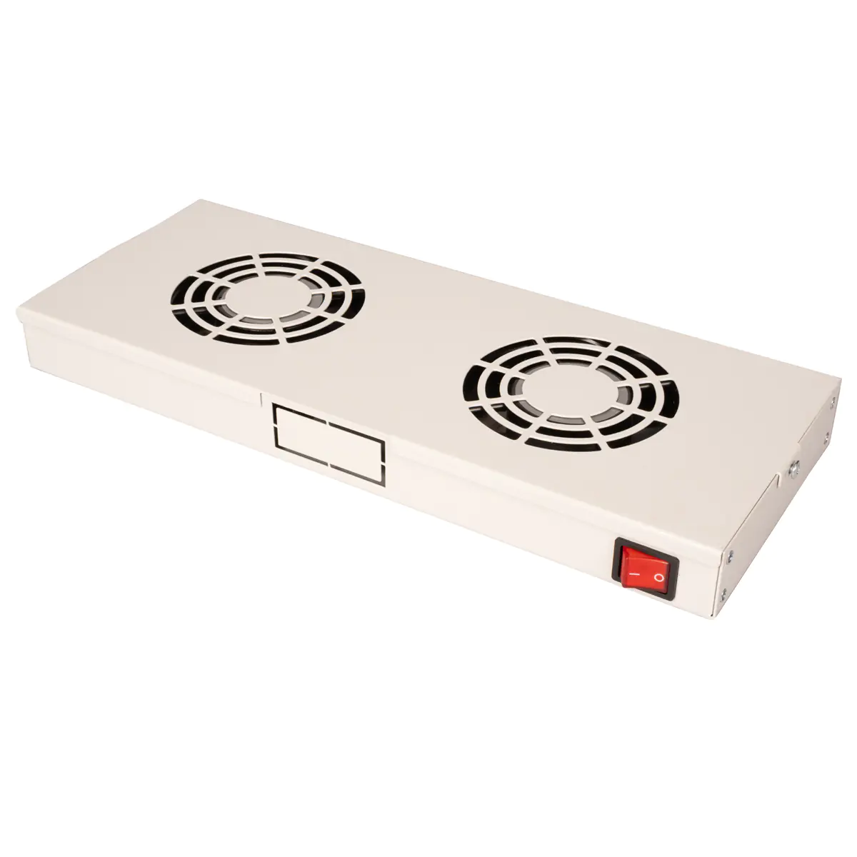 Roline - Rack - Lüfter Kit - with 2 fans - Hellgrau, RAL 7035 - 48.3 cm (19")