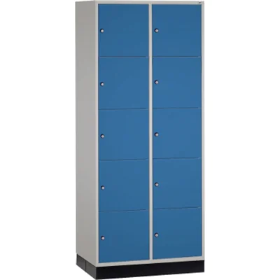 C+P Schließf.schrank 8570203S10020 10Fächer 1950x820x600mm lgr/lbl