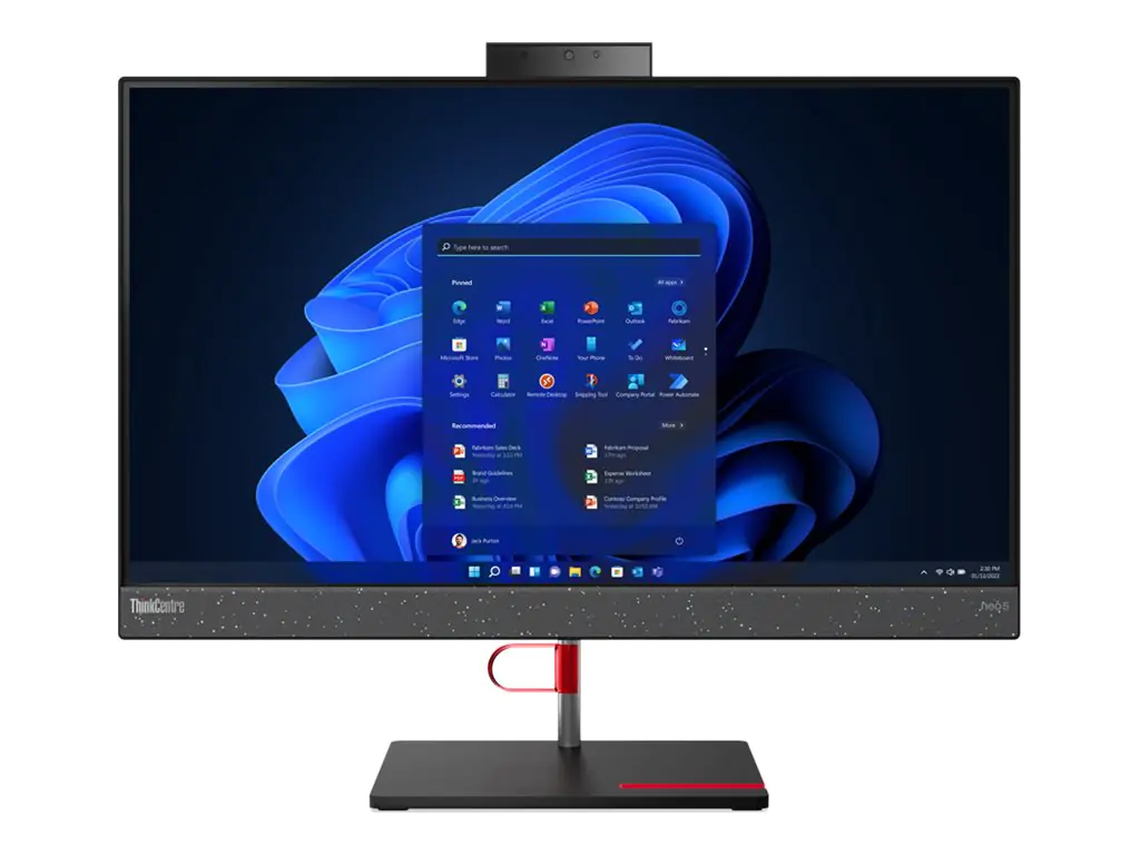 Lenovo ThinkCentre neo 50a 24 Gen 4 12K9 - All-in-One (Komplettlösung) - Monitorständer mit Hubfunktion - Core i5 13500H / 2.6 GHz - RAM 8 GB - SSD 256 GB - TCG Opal Encryption 2, NVMe - Intel Iris Xe Grafikkarte - 1GbE - WLAN: 802.11a/b/g/n/ac/ax, B