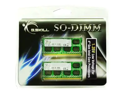 G.Skill - DDR3 - Kit - 8 GB: 2 x 4 GB - 1600 MHz - 1.35 V