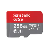 SanDisk Ultra - Flash-Speicherkarte (microSDXC-an-SD-Adapter inbegriffen) - 256 GB - A1 / UHS Class 1 / Class10 - microSDXC UHS-I SanDisk Ultra - Flash-Speicherkarte (microSDXC-an-SD-Adapter inbegriffen) - 256 GB - A1 / UHS Class 1 / Class10 - microSDXC UHS-I