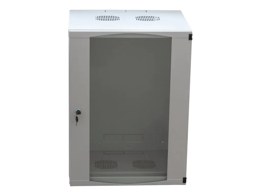 LogiLink Gehäuse - geeignet für Wandmontage - Hellgrau, RAL 7035 - 6U - 48.3 cm (19") W06F64G