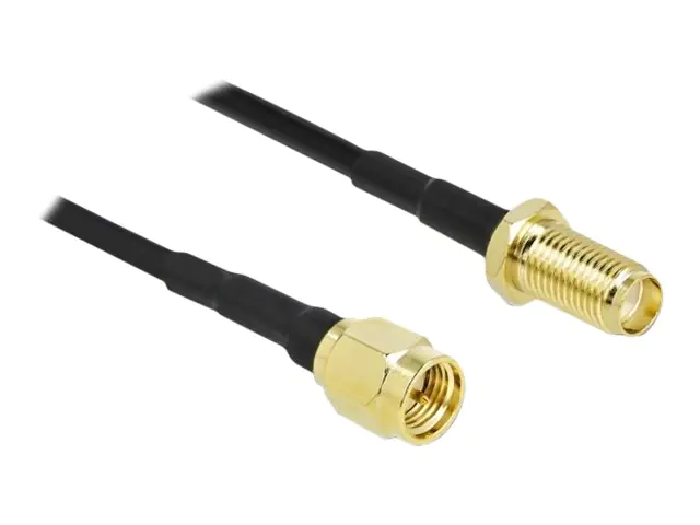 Delock Antennenverlängerungskabel - SMA Stecker zu SMA weiblich
