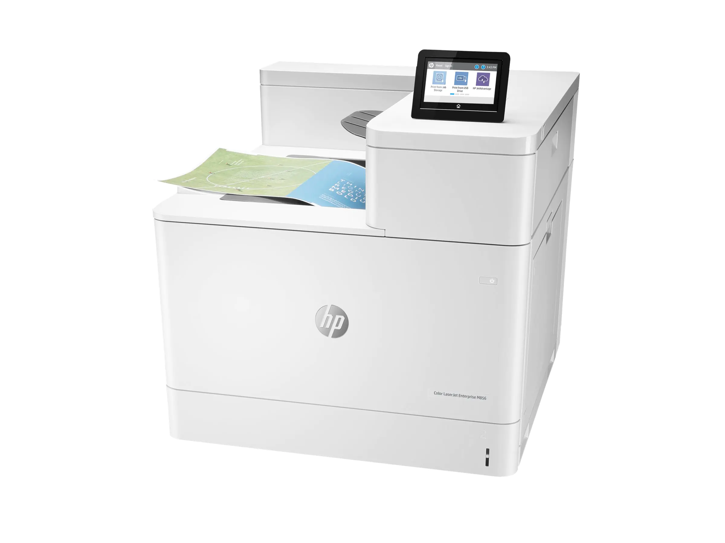 HP Color LaserJet Enterprise M856dn - Drucker - Farbe - Duplex - Laser - A3/Ledger - 1200 x 1200 dpi - bis zu 56 Seiten/Min. (einfarbig) T3U51A#B19