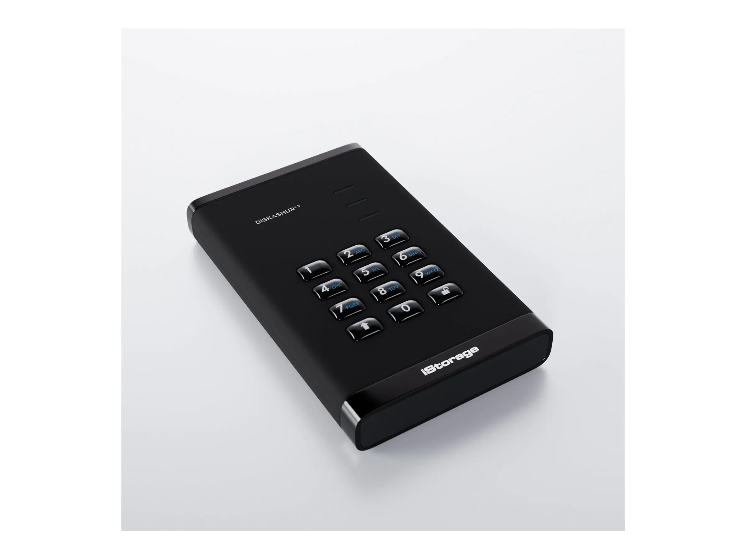 iStorage diskAshur³ - Festplatte - verschlüsselt - 5 TB - extern (tragbar) IS-DA3-256-5000-B