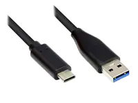 Good Connections GC-M0126 - 0,5 m - USB C - USB A - USB 3.2 Gen 1 (3.1 Gen 1) - 5000 Mbit/s - Schwar