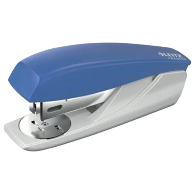 Leitz Heftgerät NeXXt Recycle 24/6, 26/6 fest/lösbar/nageln 25 Bl. (80 g/m²) inkl. 200 Heftklammern P3 24/6 Metall/Kunststoff (Kunststoff, 96 % recycelt) blau