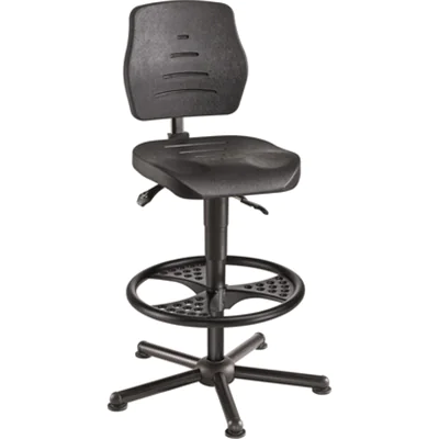 Mey Chair XXL Arbeitsdrehstuhl W15-25-H-PU-FR3 schwarz 01081