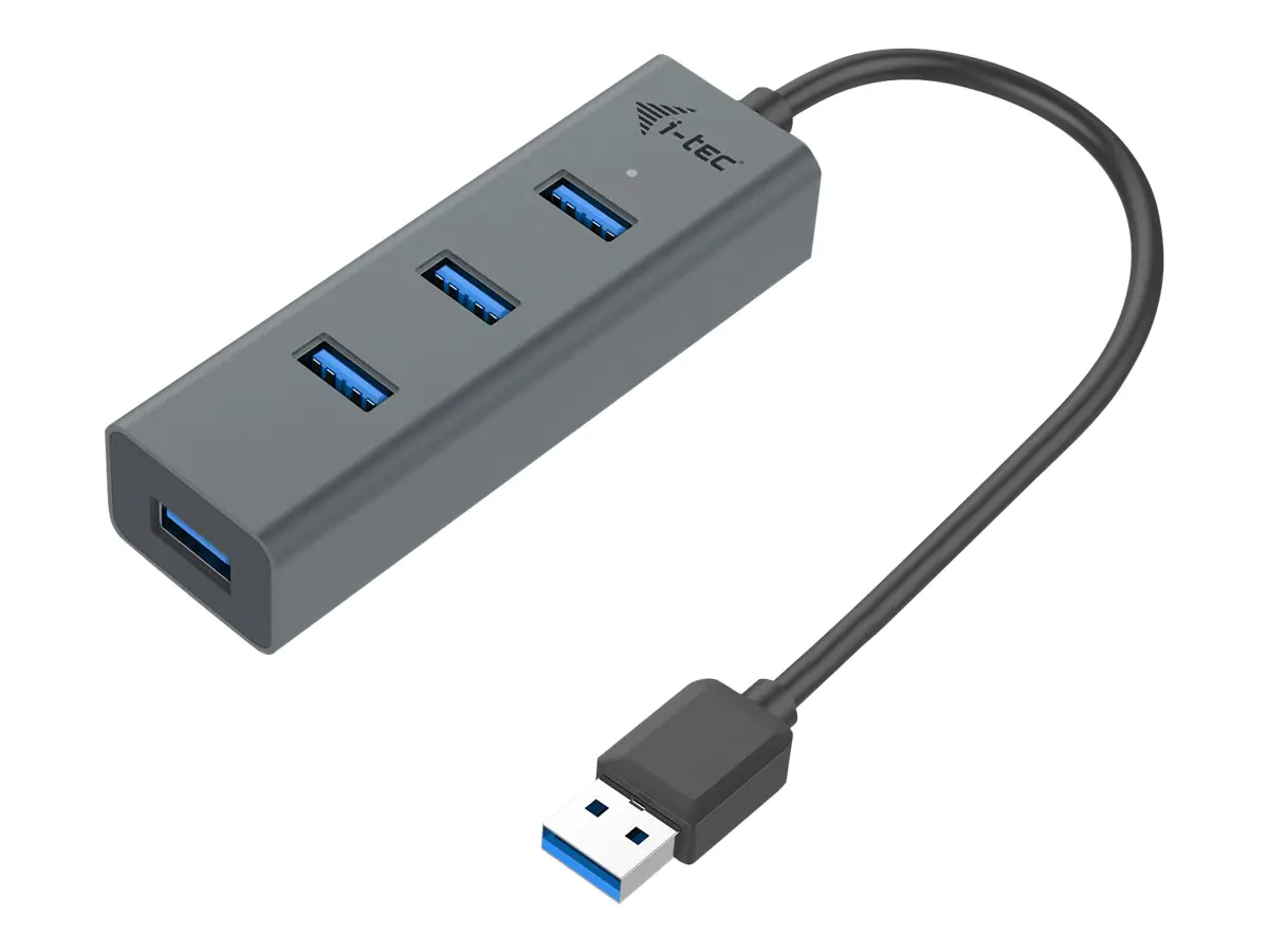 i-tec USB 3.0 Metal Passive HUB - Hub - 4 x SuperSpeed U3HUBMETAL403