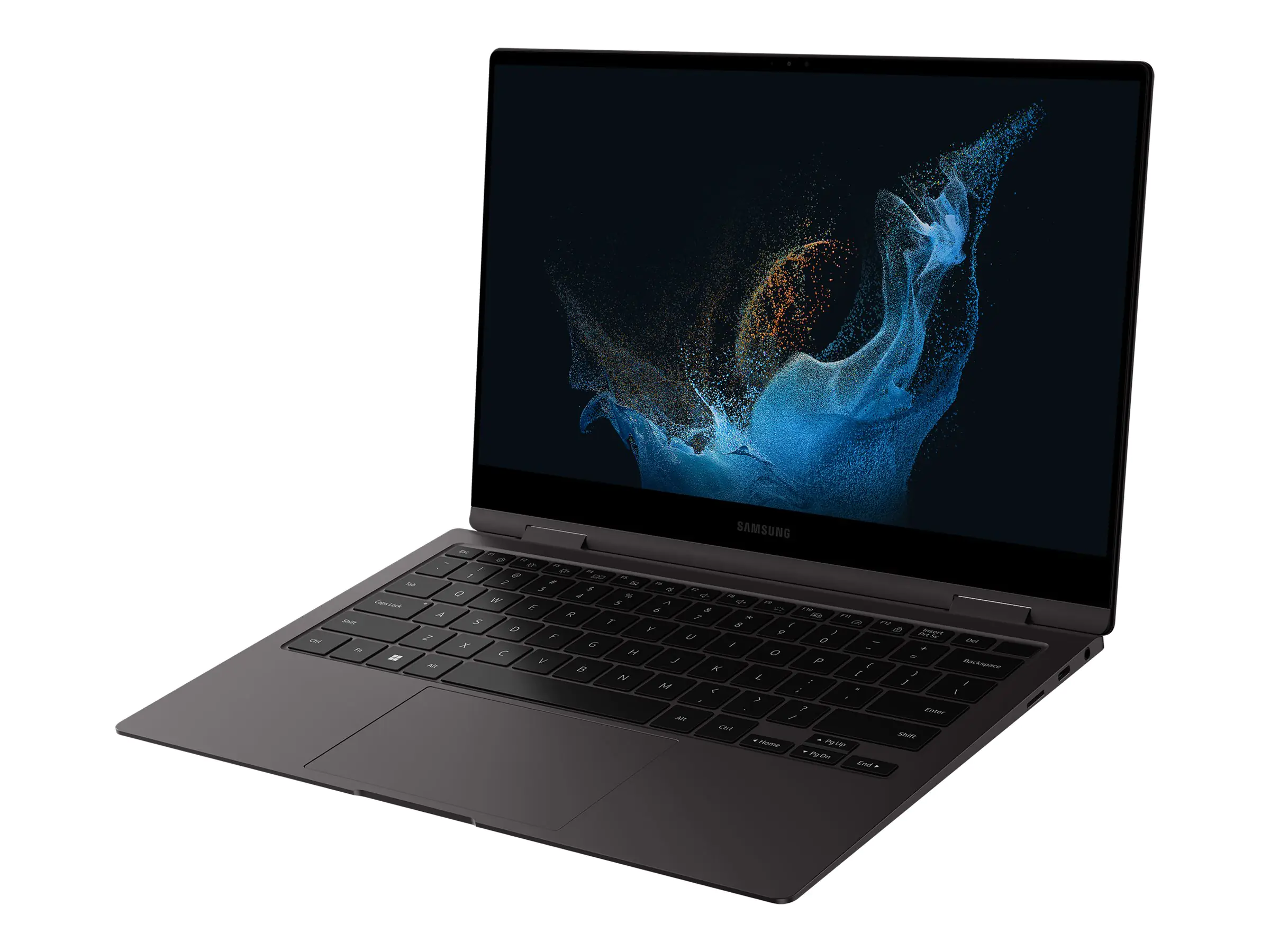 Samsung Galaxy Book2 Pro 360 - Flip-Design - Intel Core i5 1240P / 1.7 GHz - Evo - Win 11 Home - Iris Xe Graphics - 8 GB RAM - 256 GB SSD NVMe - 39.6 cm (15.6") AMOLED Touchscreen 1920 x 1080 (Full HD) - Wi-Fi 6 - Graphite