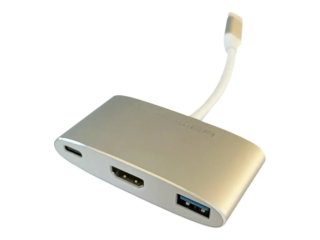 LC Power LC-HUB-C-MULTI-4 - Dockingstation - USB-C - HDMI