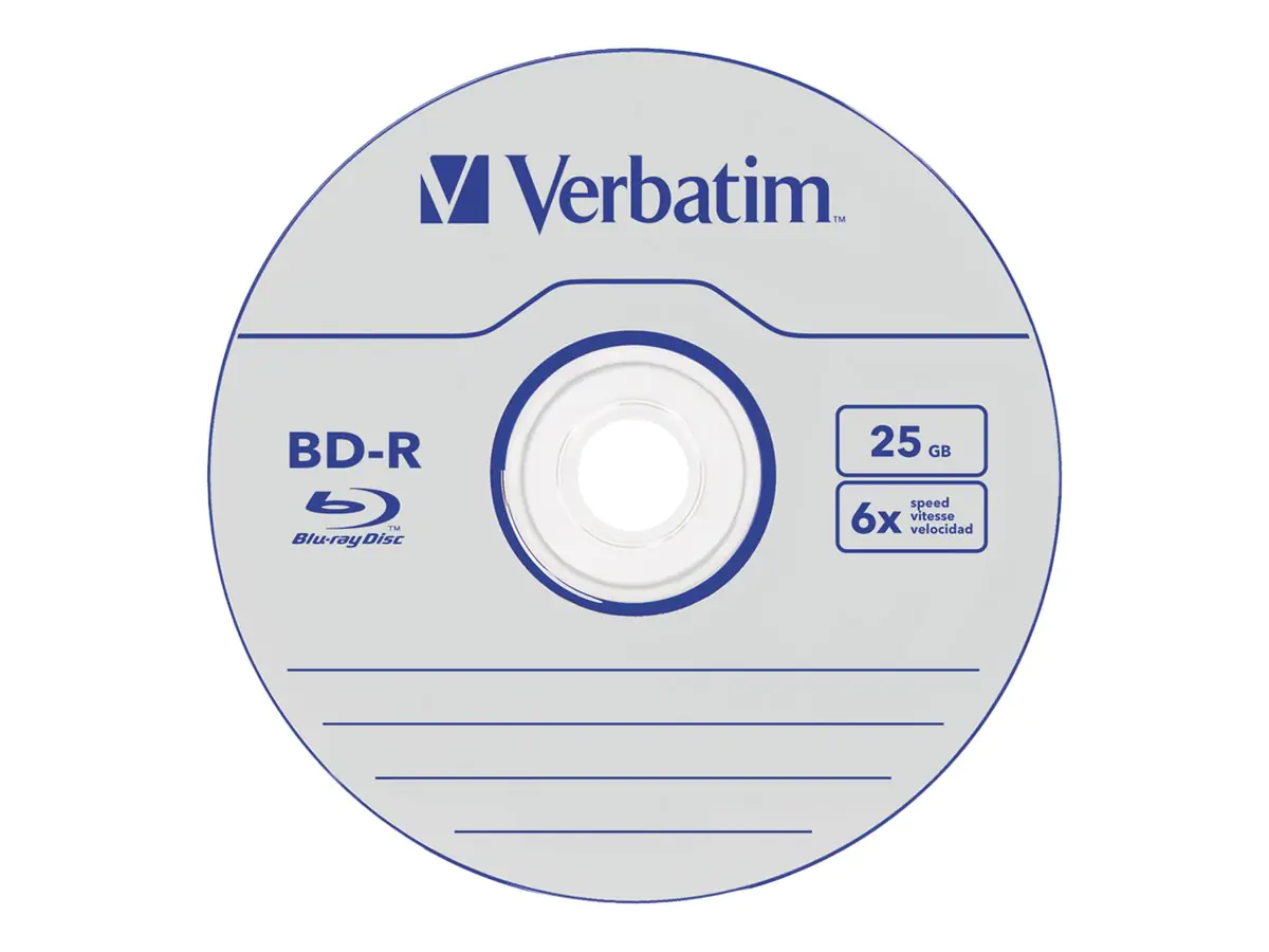 Verbatim DataLife - 5 x BD-R - 25 GB 6x - Jewel Case (Schachtel) 43836