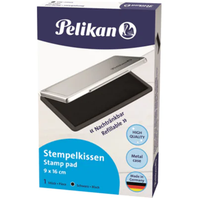 Pelikan Stempelkissen 1 331108 getränkt ohne Öl 9x16cm schwarz Pelikan Stempelkissen 1 331108 getränkt ohne Öl 9x16cm schwarz