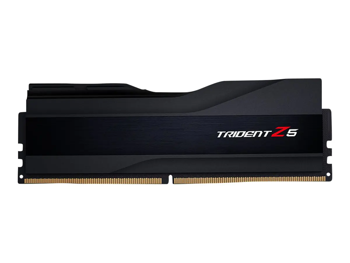 G.Skill Trident Z5 - DDR5 - Kit - 32 GB: 2 x 16 GB - DIMM 288-PIN - 6400 MHz / PC5-51200 - CL32 - 1.4 V - ungepuffert - non-ECC - mattschwarz