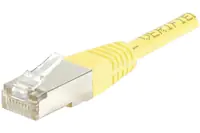 exertis Connect - Patch-Kabel - RJ-45 (M) zu RJ-45 (M) - 10 m - Foiled Unshielded Twisted Pair (F/UTP) - CAT 6 - geformt - Gelb