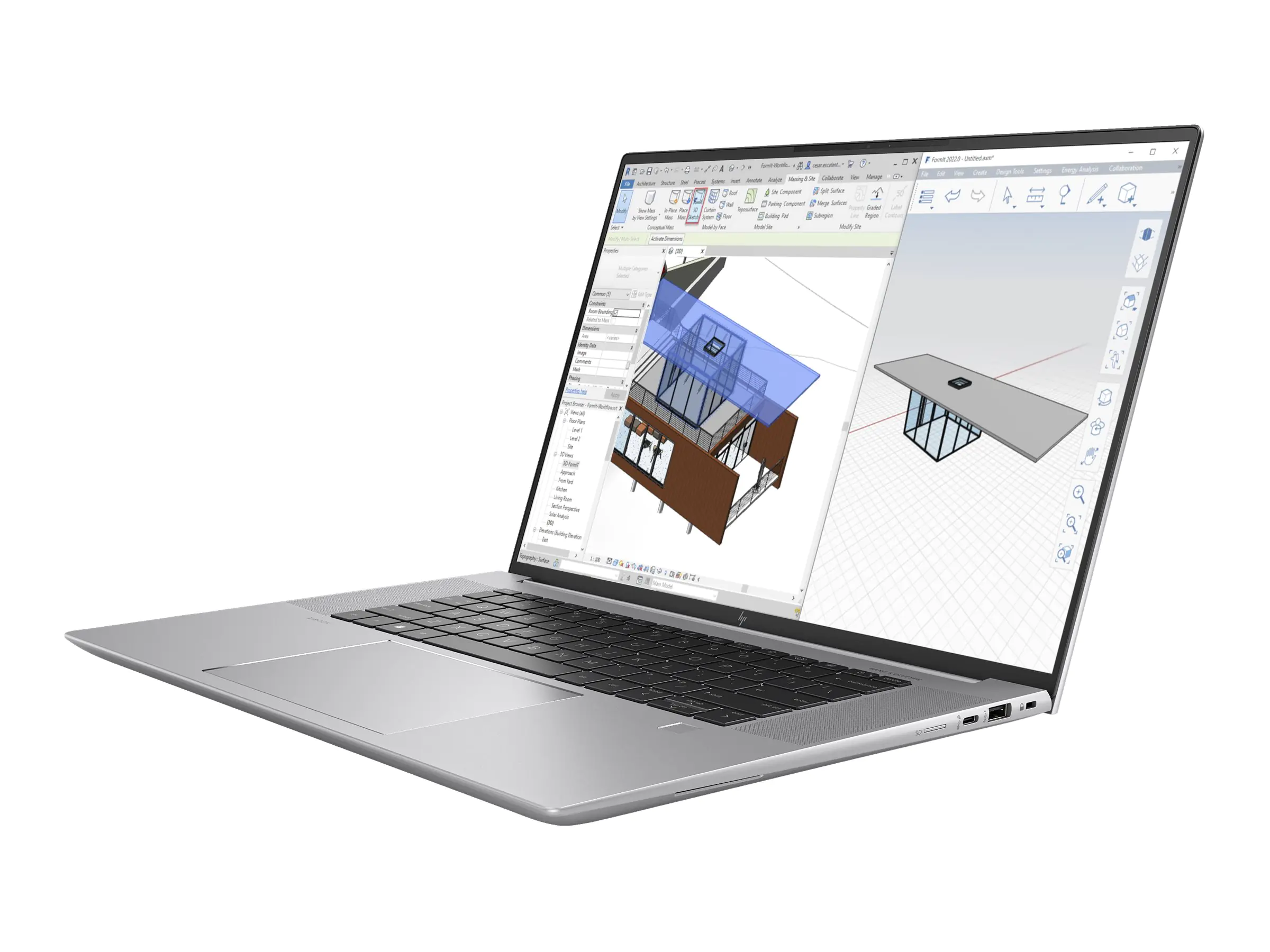 HP ZBook Studio G10 Mobile Workstation - Intel Core i7 13800H / 2.5 GHz - vPro - Win 11 Pro - Intel Iris Xe Grafik - 16 GB RAM - 1 TB SSD NVMe, TLC - 40.6 cm (16") 863H1ET#ABD