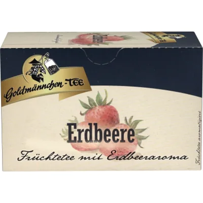 Goldmännchen Tee 4481 Erdbeere 20 St./Pack. Goldmännchen Tee 4481 Erdbeere 20 St./Pack.
