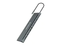Conceptronic DONN17G - Dockingstation - USB-C 3.2 Gen 1 - 2 x HDMI, DP - 1GbE