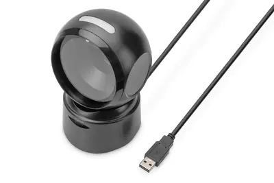 Digitus - Barcode-Scanner - Desktop-Gerät - 2D-Imager - 200 Scans/Sek. - decodiert - USB