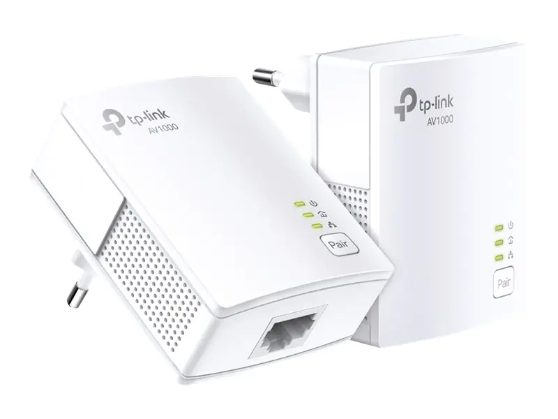 TP-Link TL-PA717 KIT V4 Starter Kit - Powerline Adapterkit 1GbE, HomePlug AV (HPAV), HomePlug AV (HPAV) 2.0 - an Wandsteckdose anschließbar
