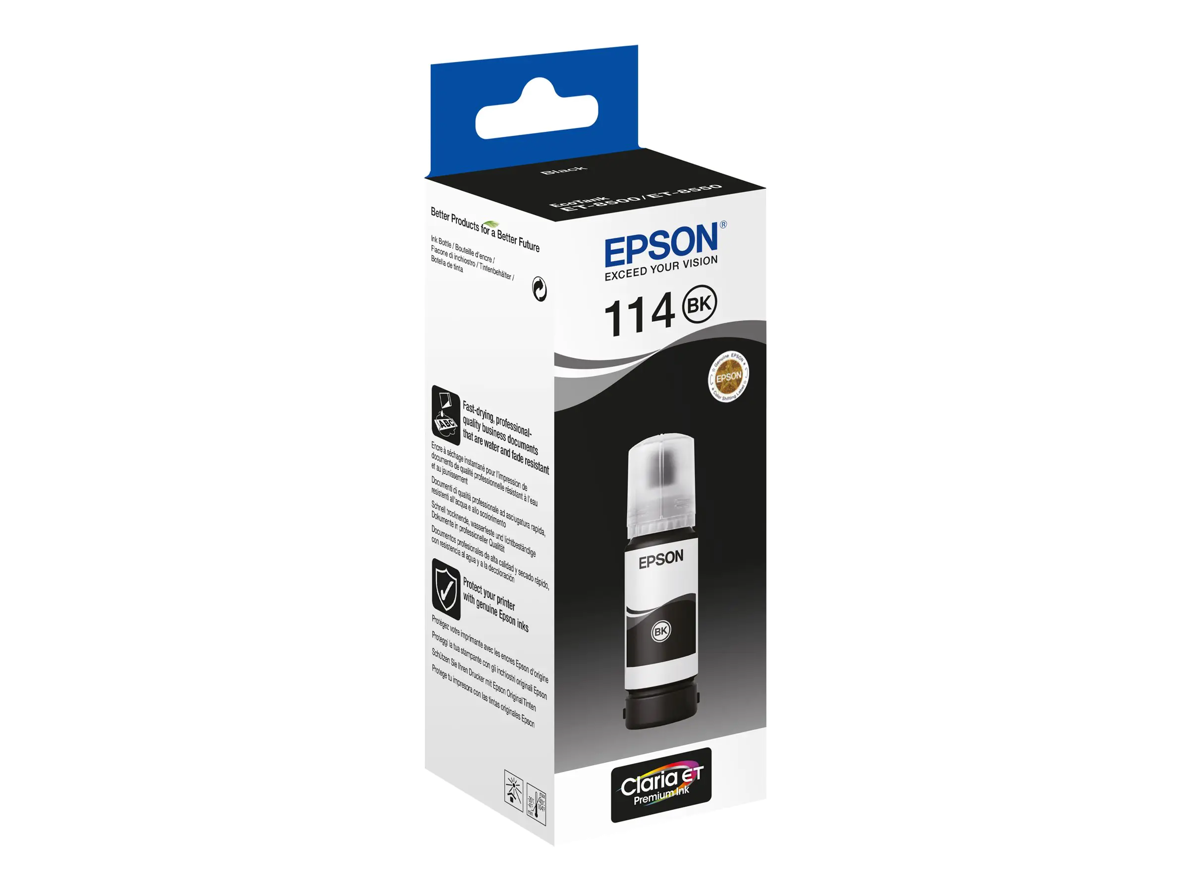 Epson 114 - 70 ml - Schwarz - original - Nachfülltinte C13T07A140