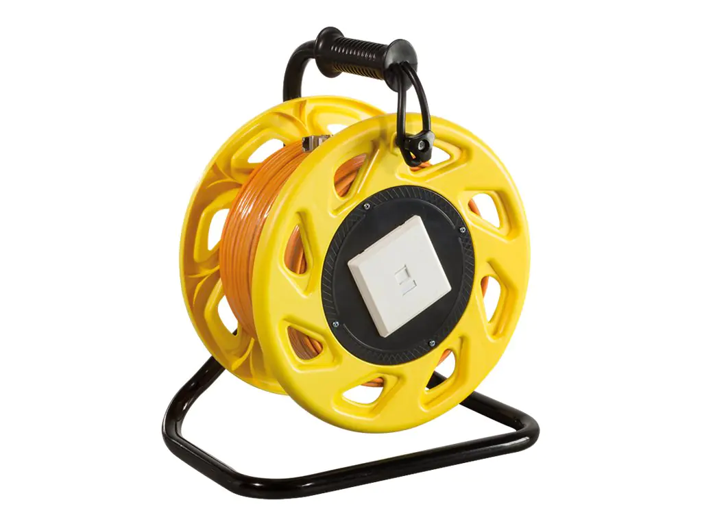 LogiLink - Netzwerkkabel - RJ-45 (W) bis RJ-45 (W) - 60 m - SFTP, PiMF - CAT 6a - IEEE 802.3at - halogenfrei, Innen - orange