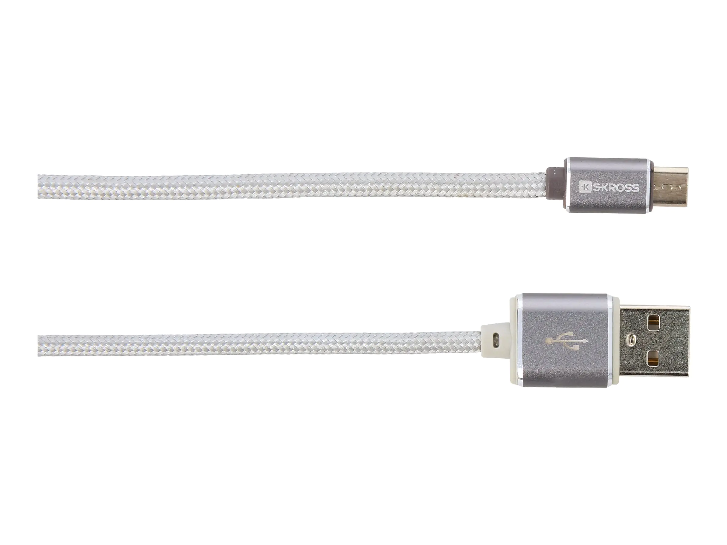 SKROSS 2.700240 - 1 m - USB A - Micro-USB A - USB 3.2 Gen 1 (3.1 Gen 1) - Männlich/Männlich - Weiß