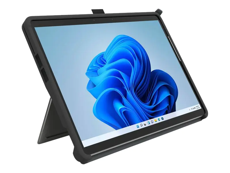 Kensington BlackBelt Rugged Case for Surface Pro 9 - Hintere Abdeckung für Tablet - widerstandsfähig - Thermoplastisches Elastomer (TPE) mit Struktur, Polycarbonat, ABS-Kunststoff - Schwarz